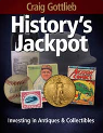 Book Cover for History's Jackpot; black, red, yellow