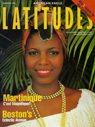 Latitudes Magazine logo; brown, yellow, green
