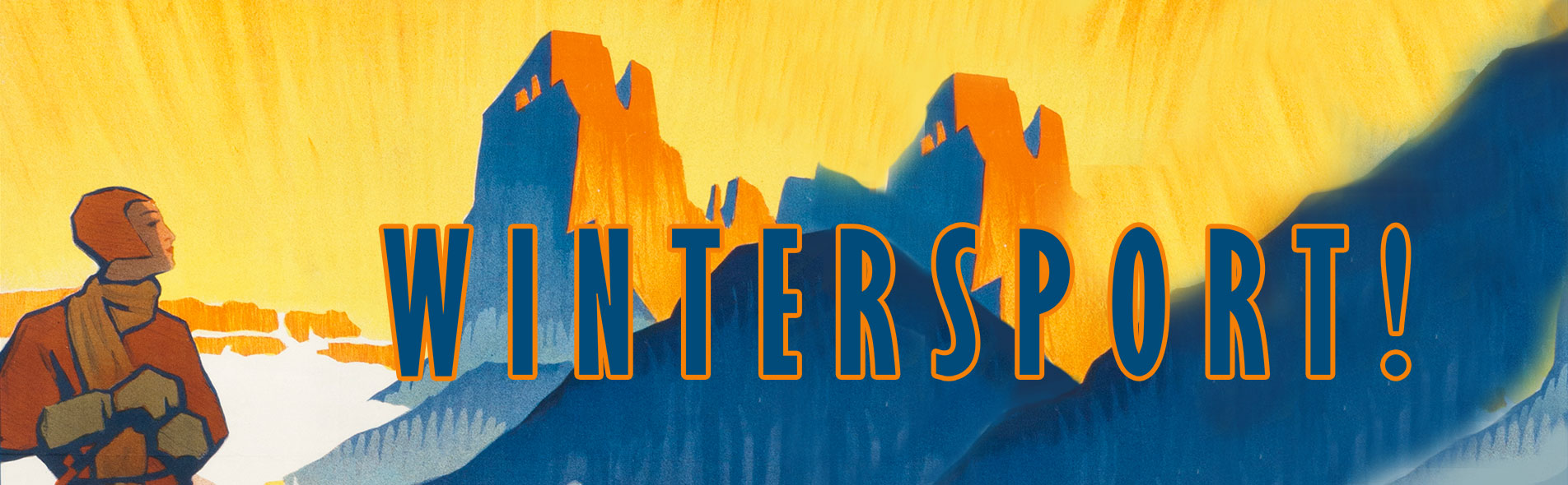 Prized Vintage Posters from the Golden Age of Skiing 1900-1960